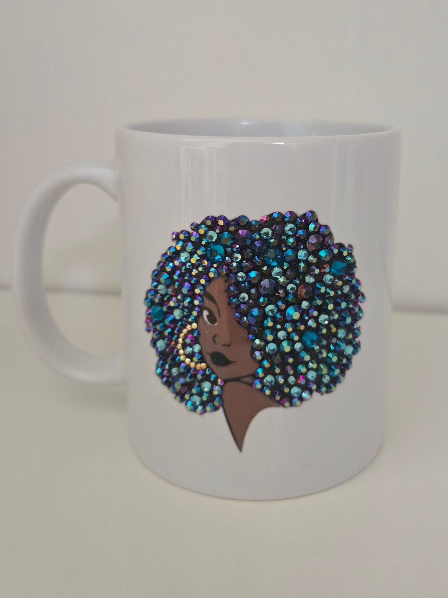 Mug céramique strass personnalisé