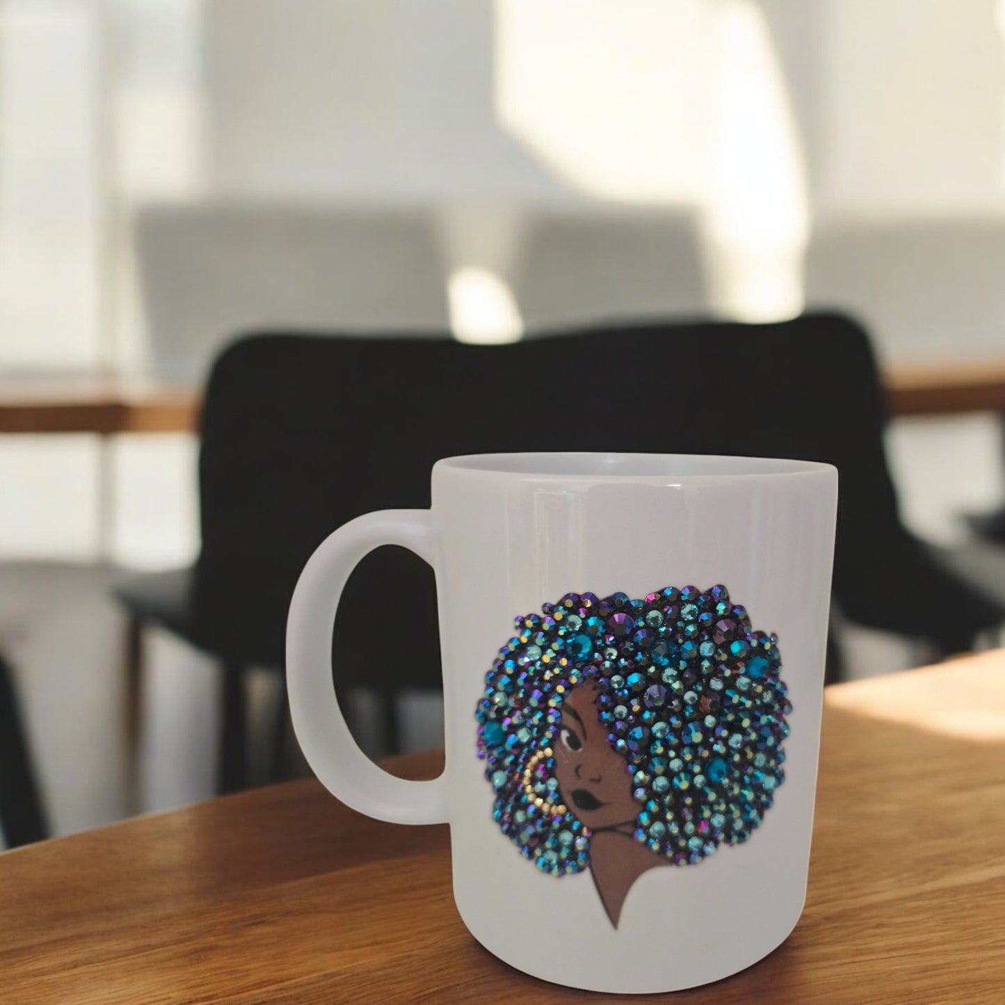 Mug strass bleu